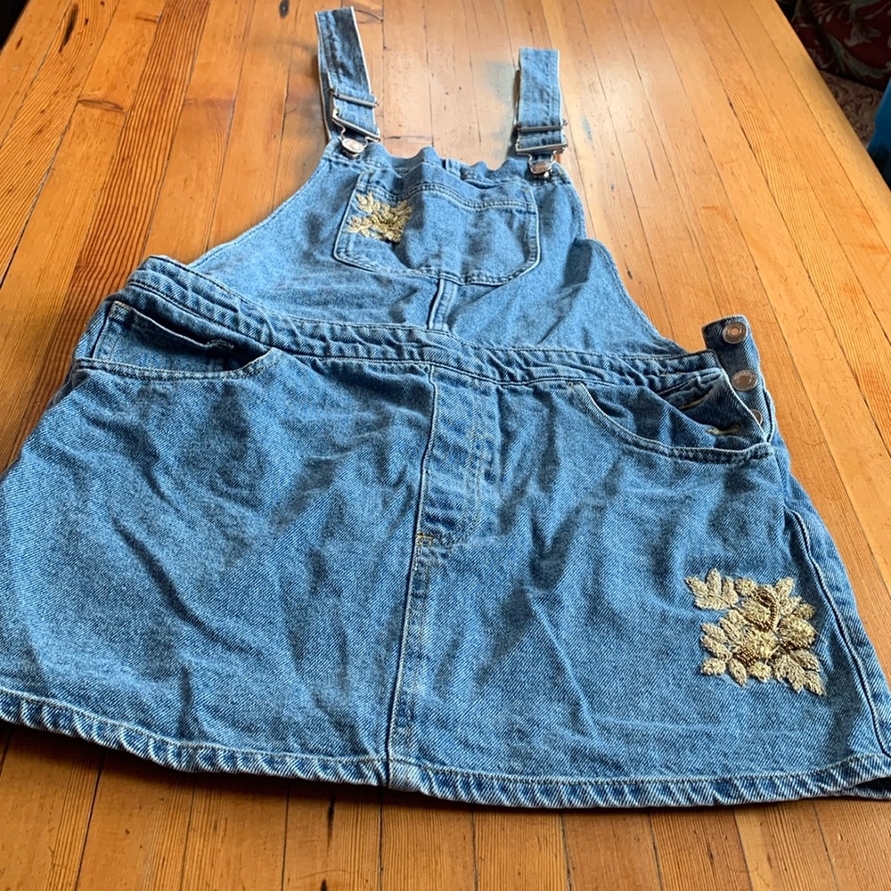Robert 21 denim overall dress